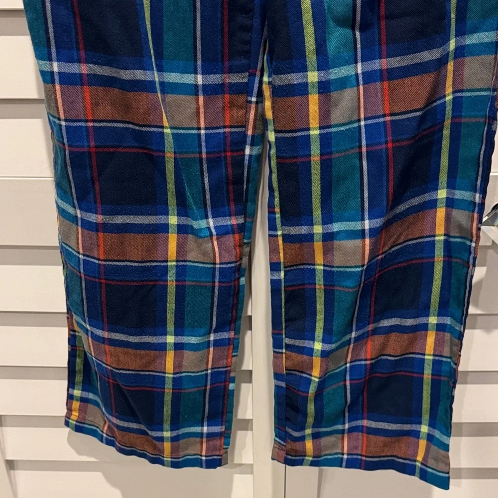 GAP Multicolor Plaid Lounge Pants